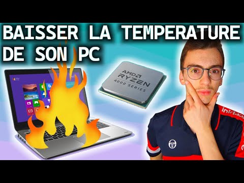 REDUIRE la TEMPERATURE de son PC GRATUITEMENT en 2 MIN ! EVITER la SURCHAUFFE et AUGMENTER les PERFS