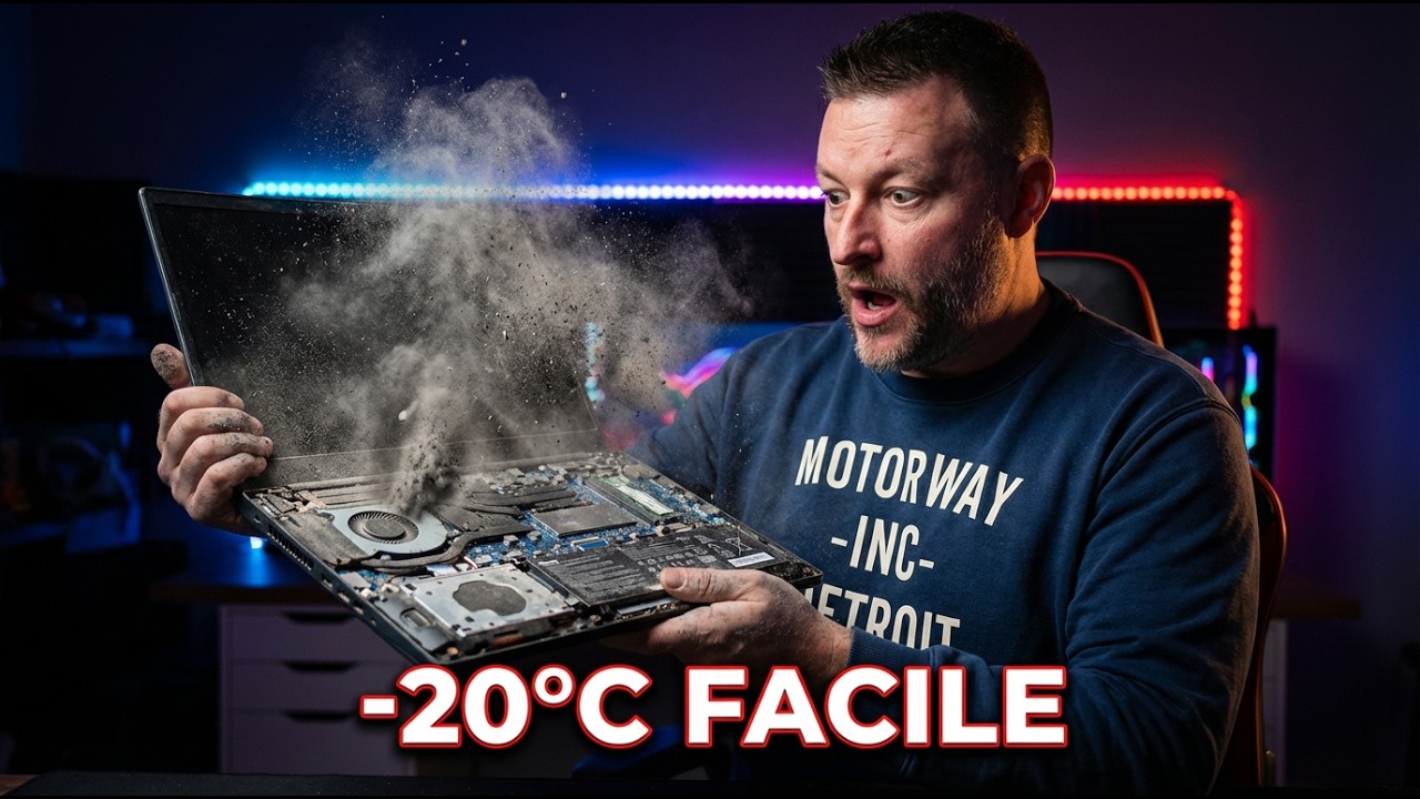 PC Portable qui CHAUFFE trop ? 10 REGLAGES qui SAUVENT ton PC !
