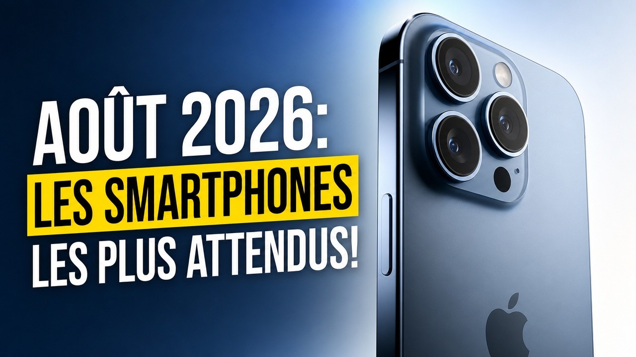 Août 2026: Les smartphones les plus attendus!