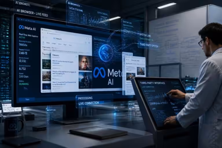 découvrez comment meta ai explore internet en conditions réelles et interagit avec un système tiers lors d'un test innovant, selon zdnet.
