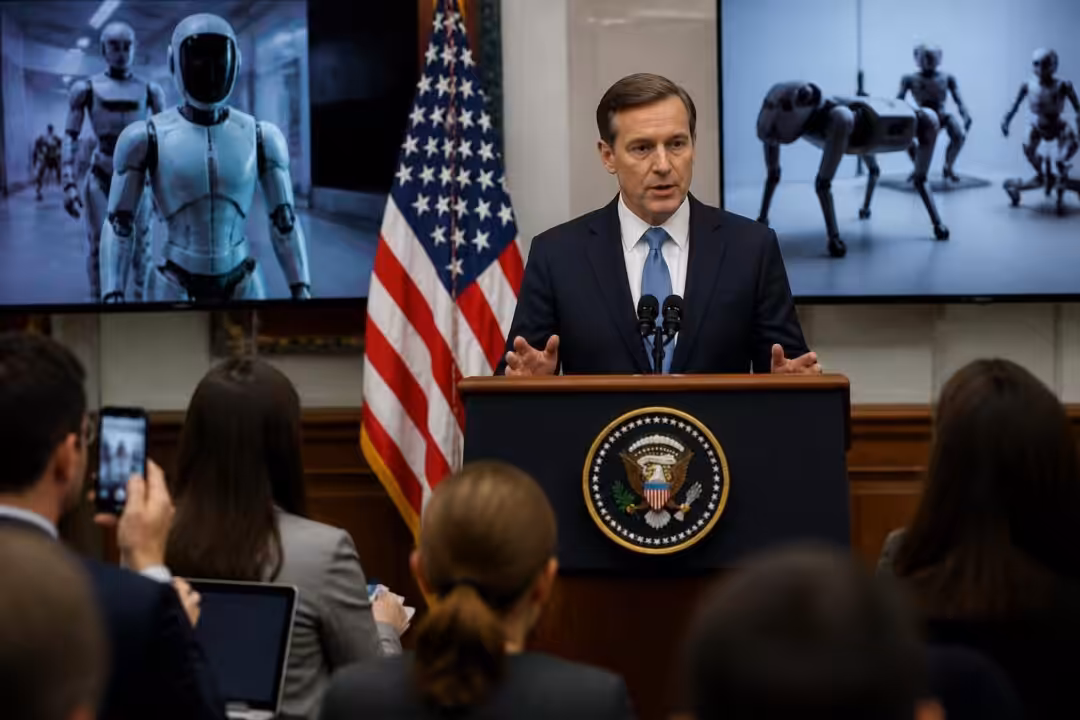 le gouvernement trump annonce une interdiction stricte sur l'importation de robots humanoïdes et quadrupèdes conçus à l'étranger, renforçant ainsi la sécurité nationale et la régulation technologique.